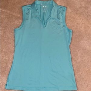 Adidas sleeve golf polo size small